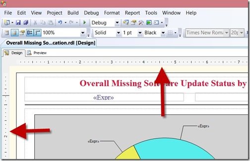 Enabling the Ruler within BIDS or SSDT