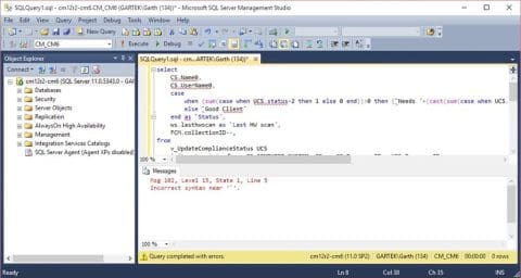 SQL Query Troubleshooting Tip - Ask Garth