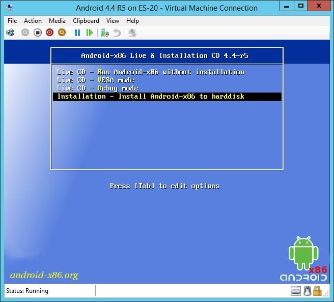 How to Install Android 4.4 R5 on a VM