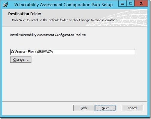How to install Vulnerability Assessment Configuration Pack-Step 4