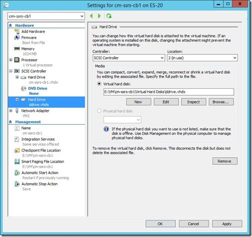 How to Expand a Disk within a VM That Is Using a VHD File-Step 2