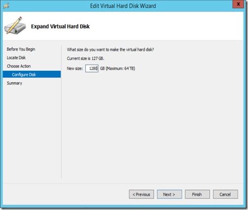 How to Expand a Disk within a VM That Is Using a VHD File-Step 5