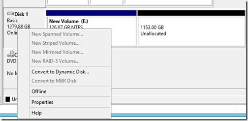 How to Expand a Disk within a VM That Is Using a VHD File-Step 9