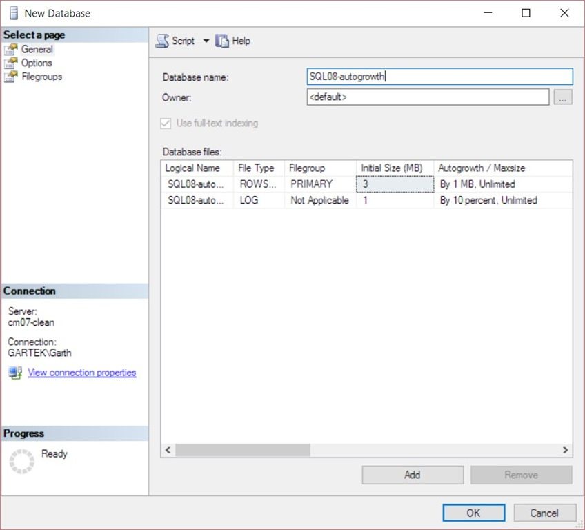 How To Define The Size Of A SQL Server Database Ask Garth