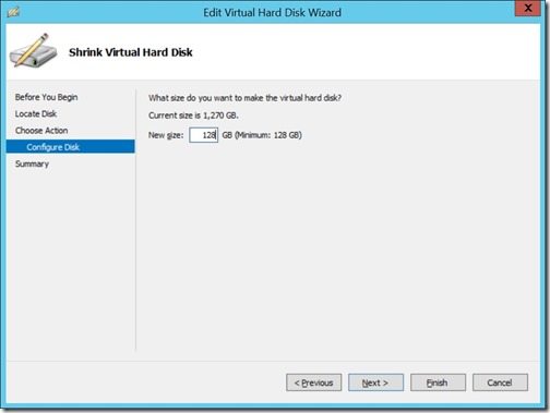 How to Compact and Shrink the Size of a VHD File-Configure Disk
