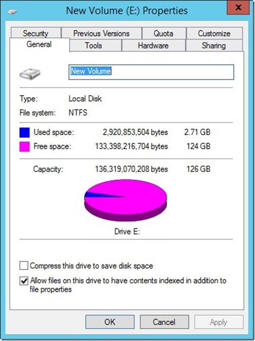 How to Compact and Shrink the Size of a VHD File-New Volume-GB