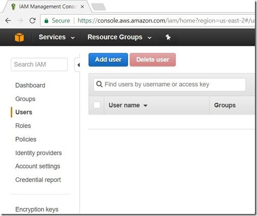 Amazon CloudFront-Add User