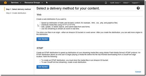 Amazon CloudFront-Get Started