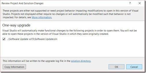 Unknown Report Version 9.0 in Visual Studio 2015-One-way upgrade