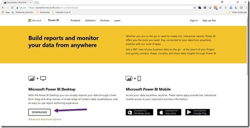 Power BI Desktop - Download
