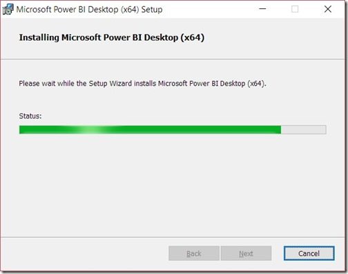 Power BI Desktop - Installing