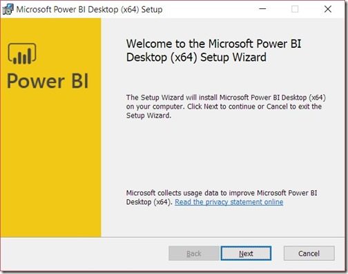 Power BI Desktop - Welcome