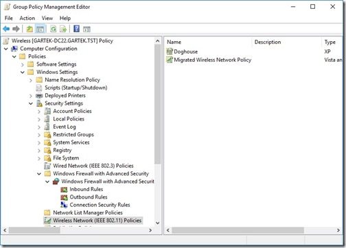 Troubleshoot Miracast - Group Policy Management Editor