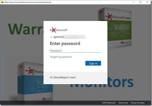 Power BI Report - Enter Password