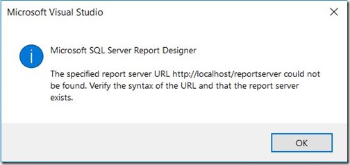 Deploy SSRS Reports - Error Message