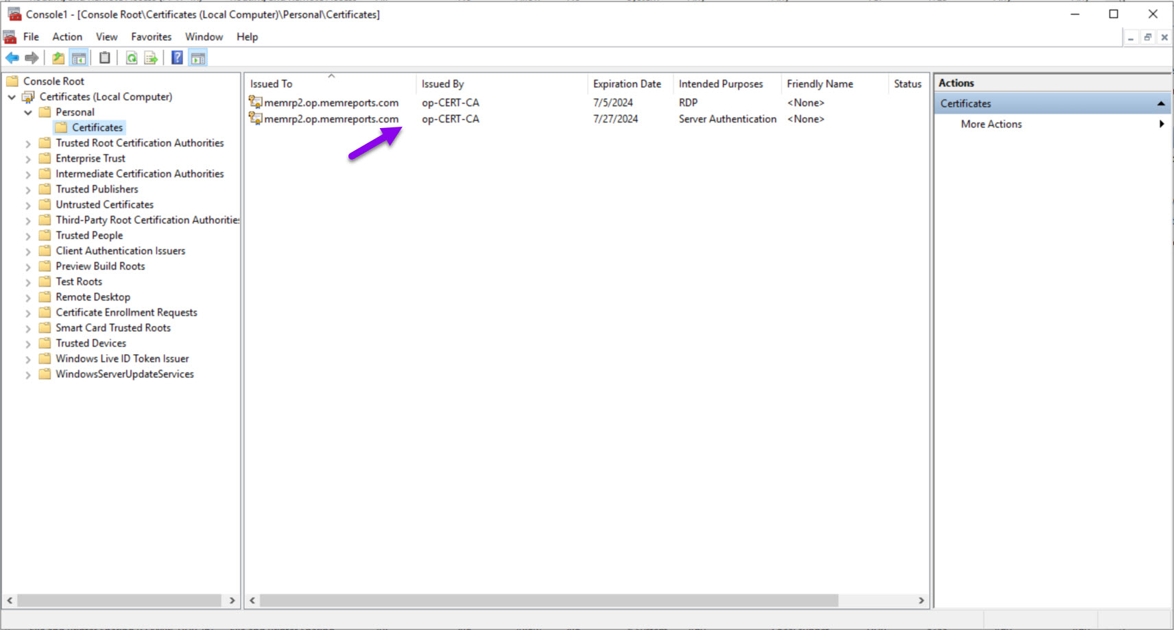 Sql Server Reporting Services Certificate