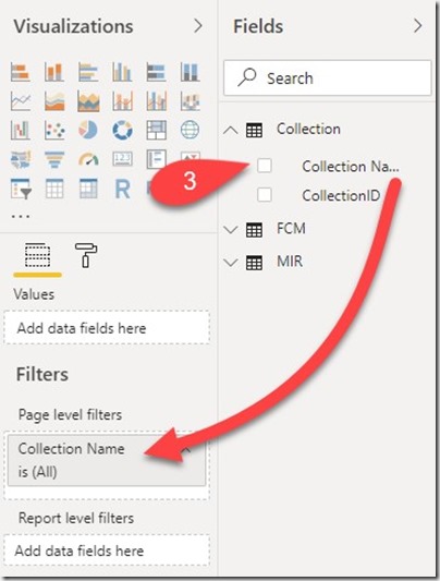 Differences Between a Power BI Slicer and a Filter - Drag the Column
