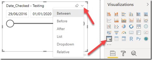 Date Range Slicer - Options