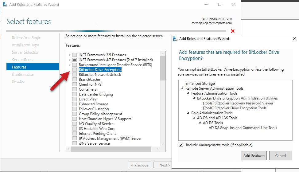 Where is BitLocker on Windows Server? Ask Garth